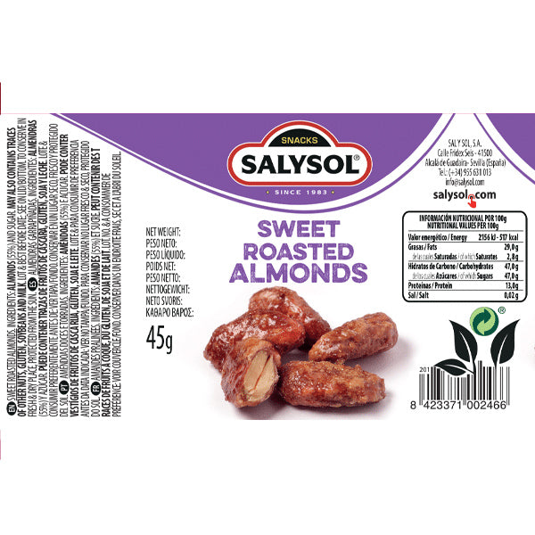 AMANDES GRILLÉES DOUCES