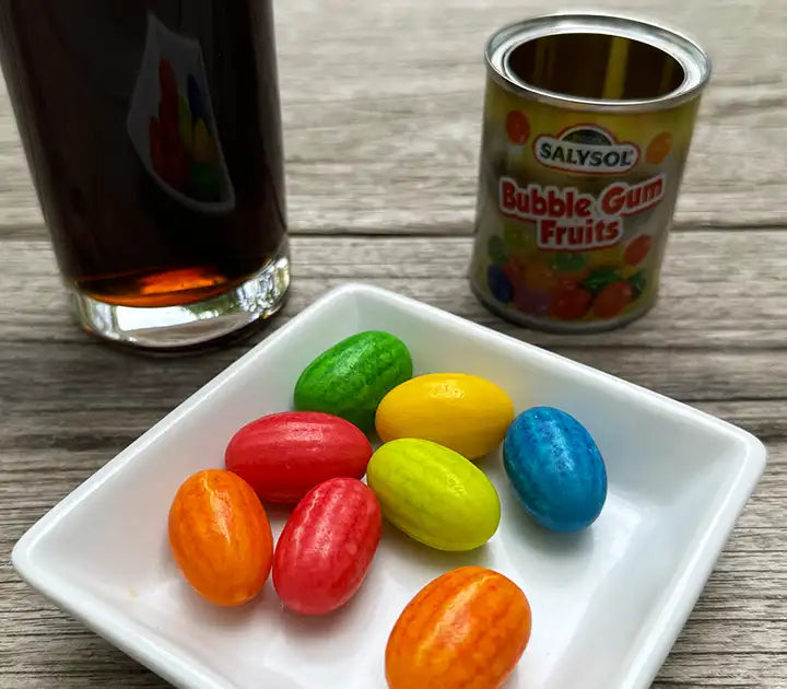 Fruits au chewing-gum